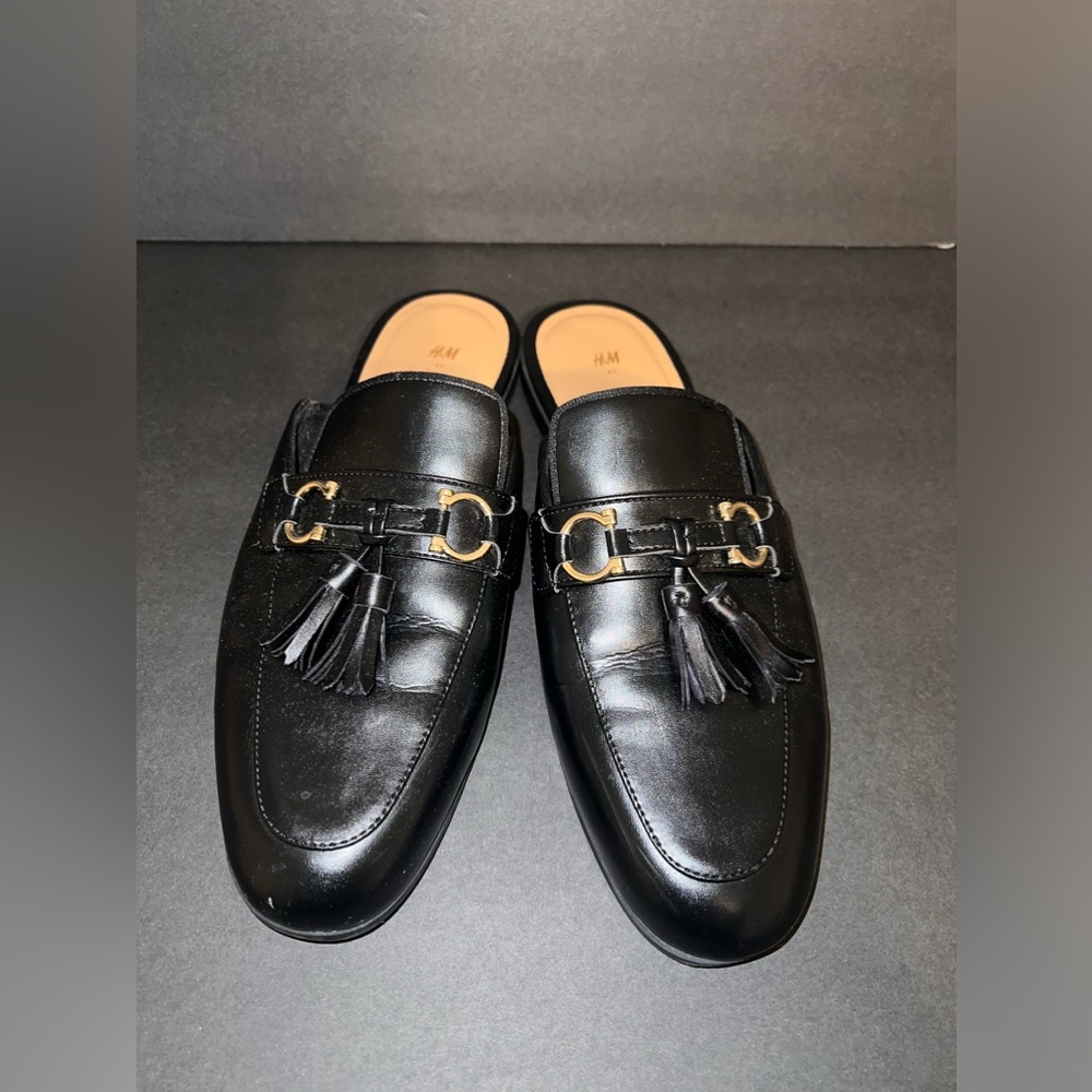 Men’s H&M Tassel Mules Loafers Shoes Sz 10